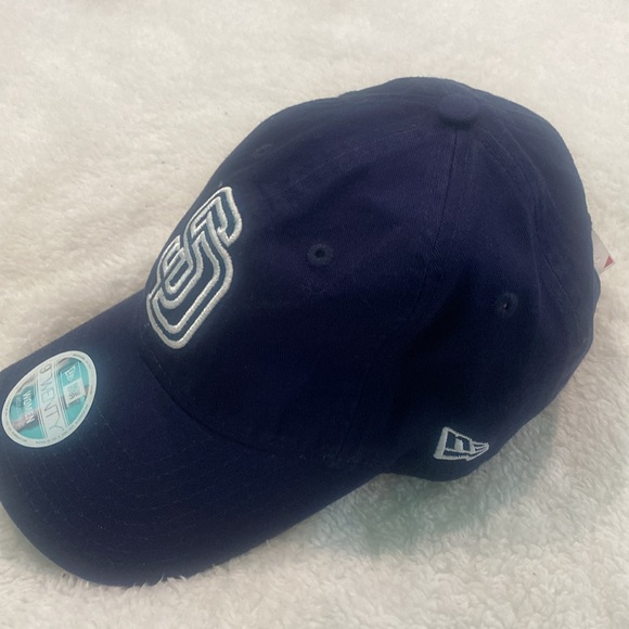🆕⚾️New Era MLB San Diego Padres, Women Navy & Glittery Hat - Picture 4 of 9